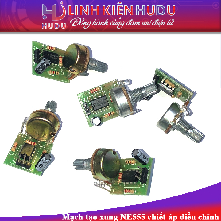 Mạch tạo xung NE555 chiết áp điều chỉnh