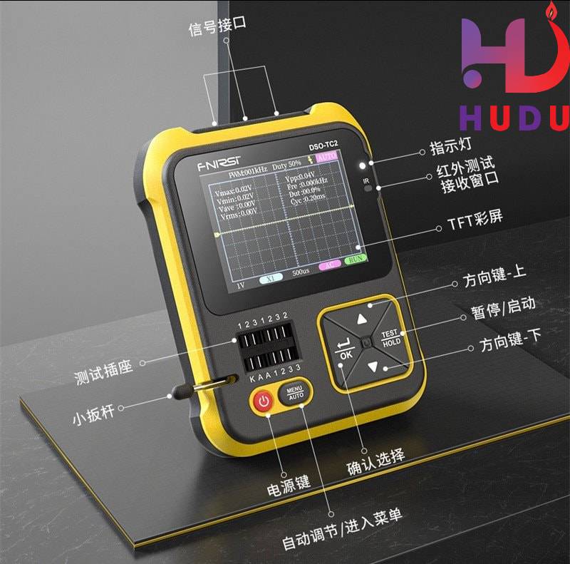 Máy hiện sóng Mini + Test linh kiện [DSO-TC2]