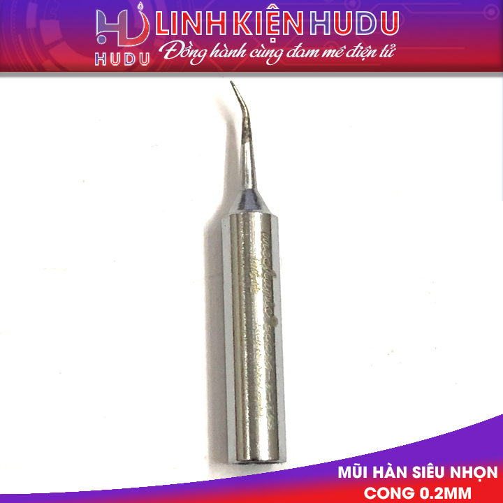 Mũi hàn siêu nhọn cong 0.2mm