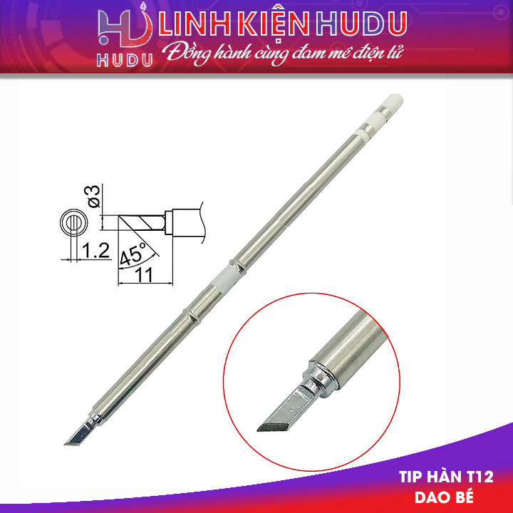 Mũi hàn T12 dao bé