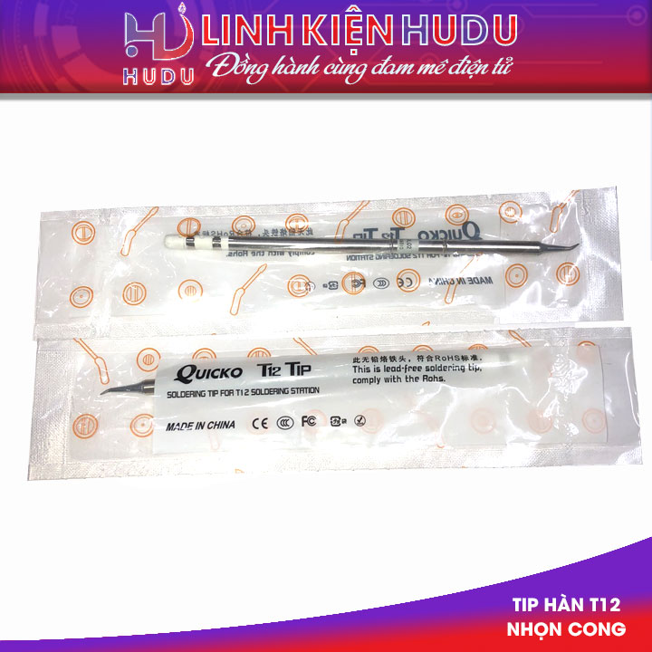 Mũi hàn T12 nhọn cong