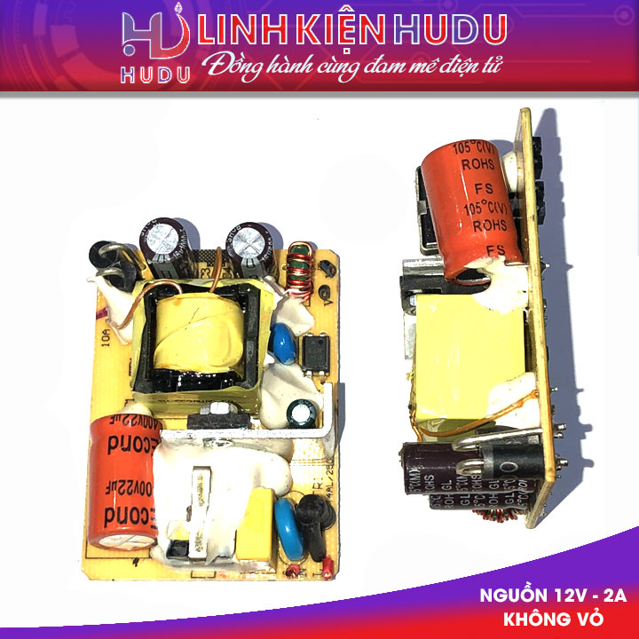 Nguồn 12V – 2A không vỏ cũ