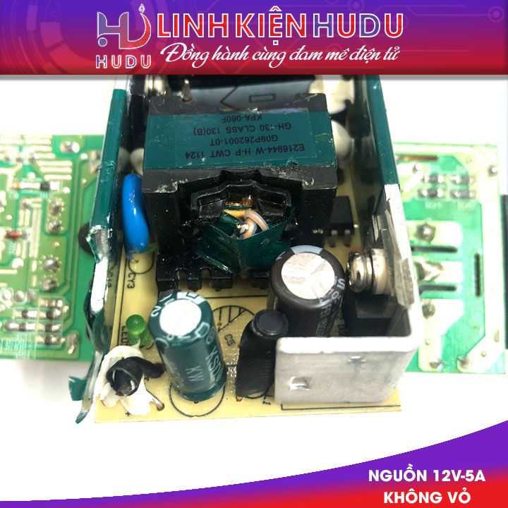 Nguồn 12V – 5A không vỏ cũ