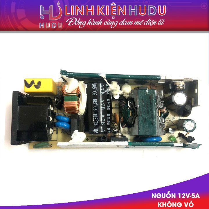 Nguồn 12V – 5A không vỏ cũ