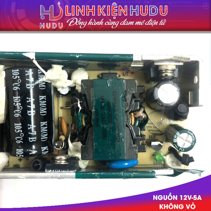 Nguồn 12V – 5A không vỏ cũ
