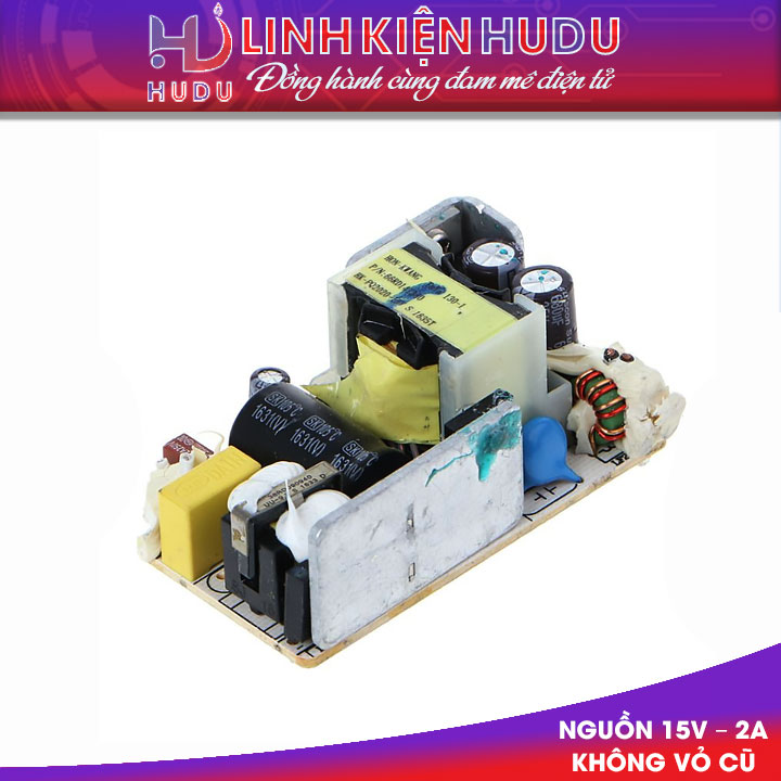 Nguồn 15V – 2A không vỏ cũ