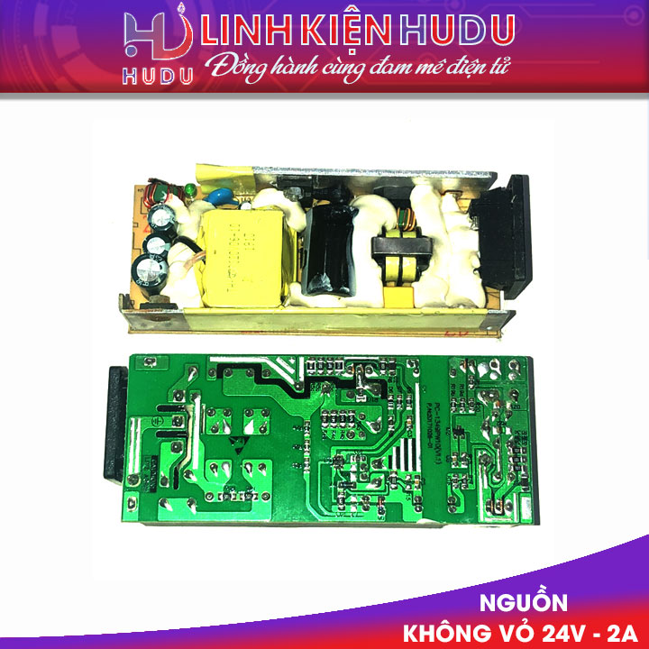 Nguồn 24V – 2A không vỏ cũ