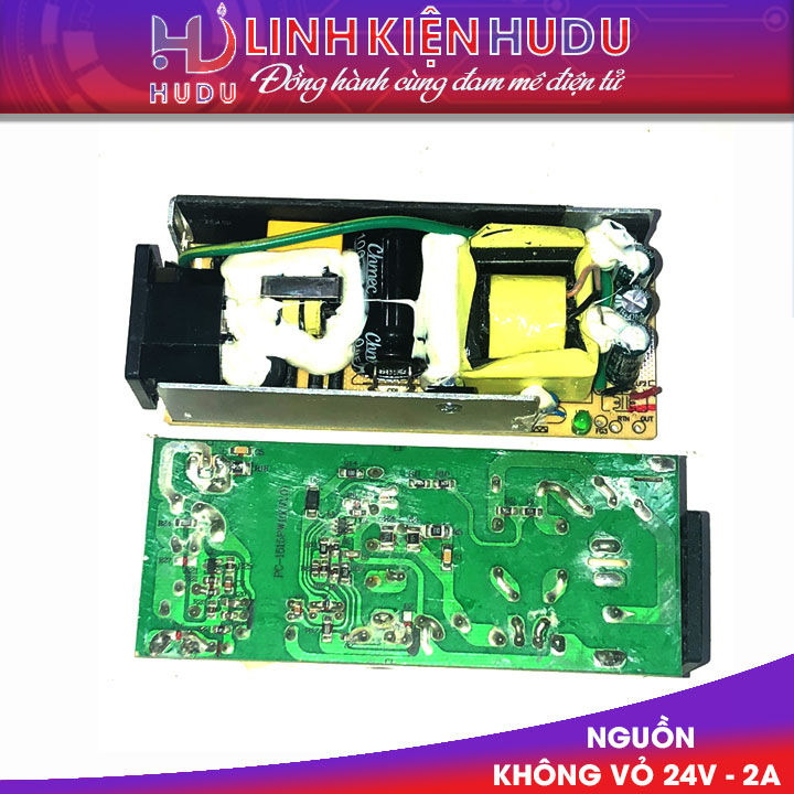 Nguồn 24V – 2A không vỏ cũ