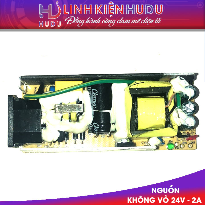 Nguồn 24V – 2A không vỏ cũ