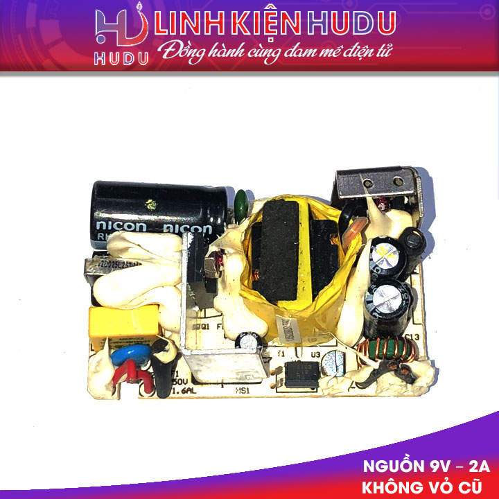 Nguồn 9V – 2A không vỏ cũ