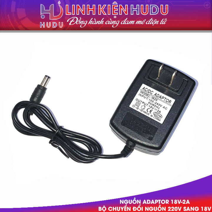Nguồn Adaptor 18V-2A