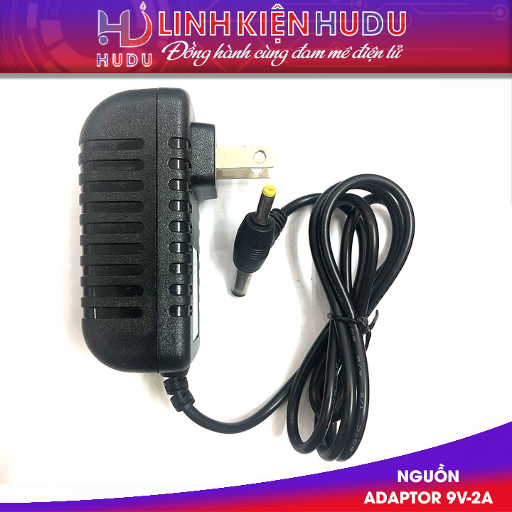 Nguồn Adaptor 9V-2A giắc 2 đầu