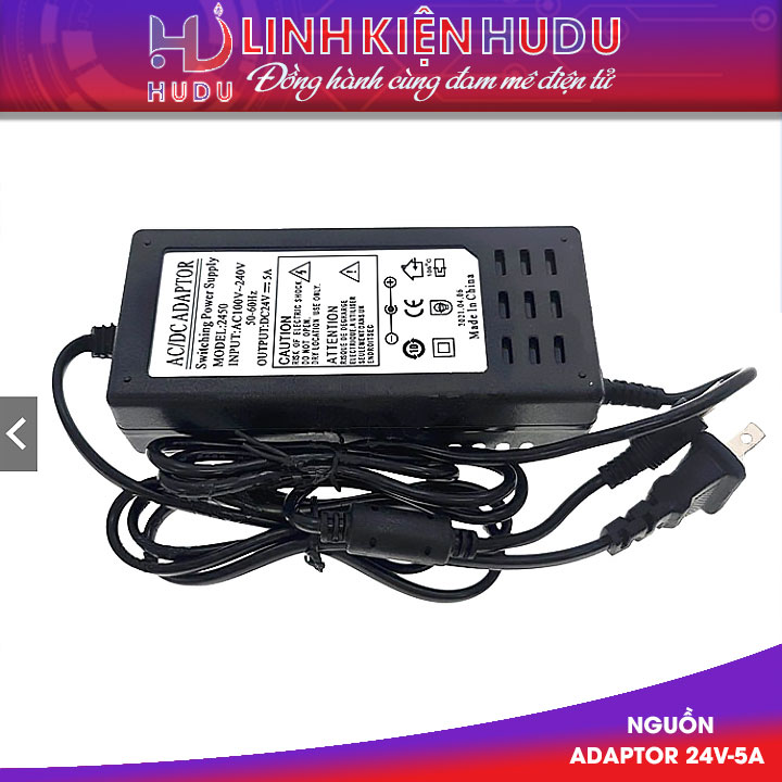 Nguồn Adaptor 24V-5A