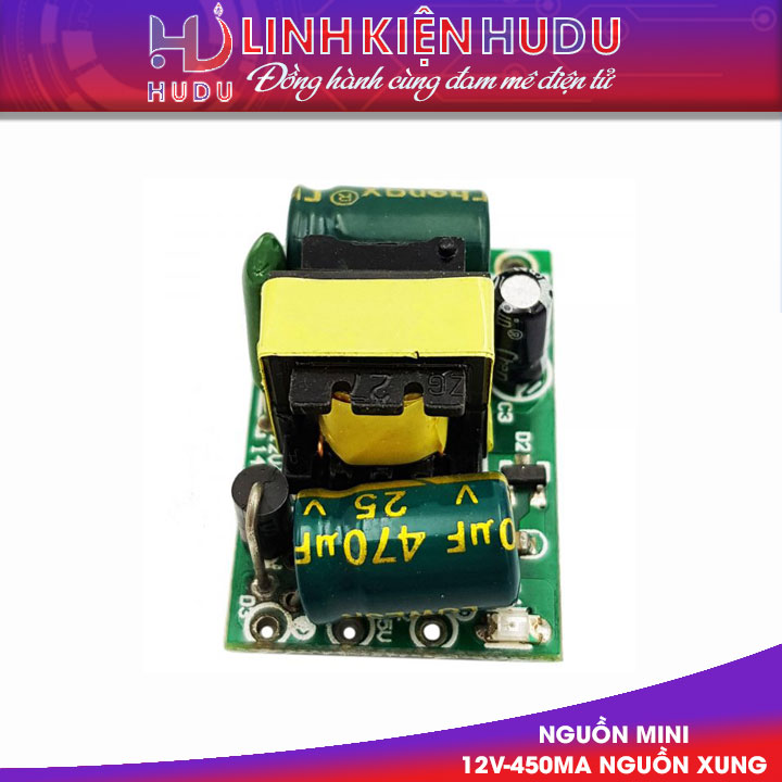 Nguồn mini 12V-450mA