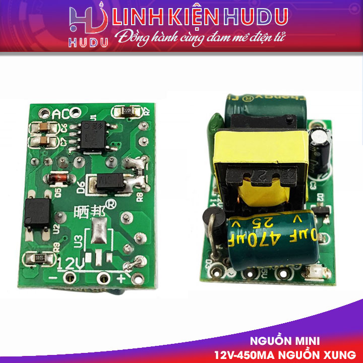 Nguồn mini 12V-450mA