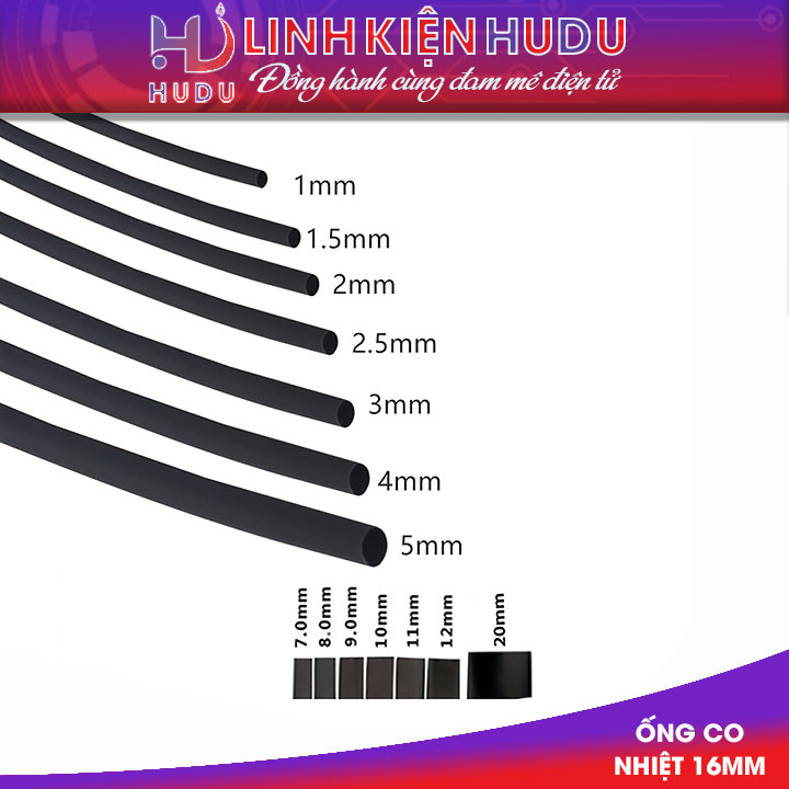 Ống co nhiệt 16.0mm