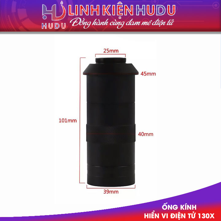 Ống kính hiển vi điện tử 130X