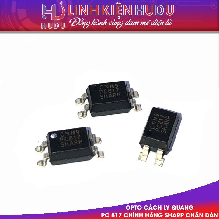 Opto PC817 chính hãng Sharp (chân dán)