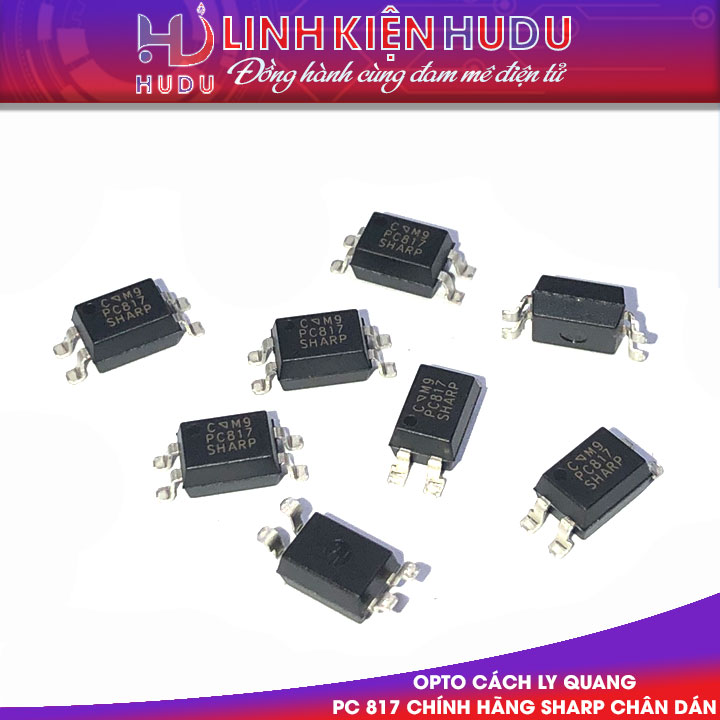 Opto PC817 chính hãng Sharp (chân dán)
