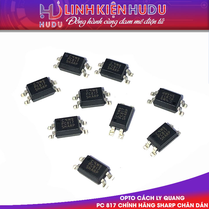 Opto PC817 chính hãng Sharp (chân dán)