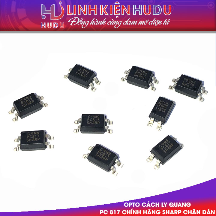 Opto PC817 chính hãng Sharp (chân dán)