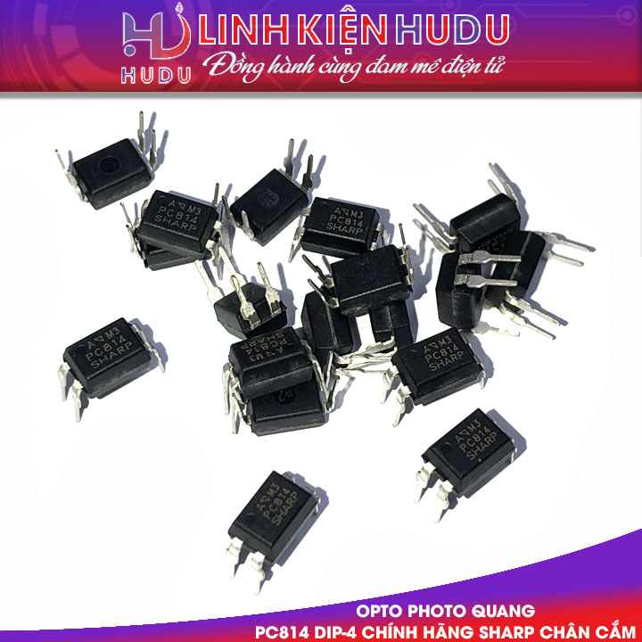 Opto PC814 chính hãng Sharp (chân cắm)