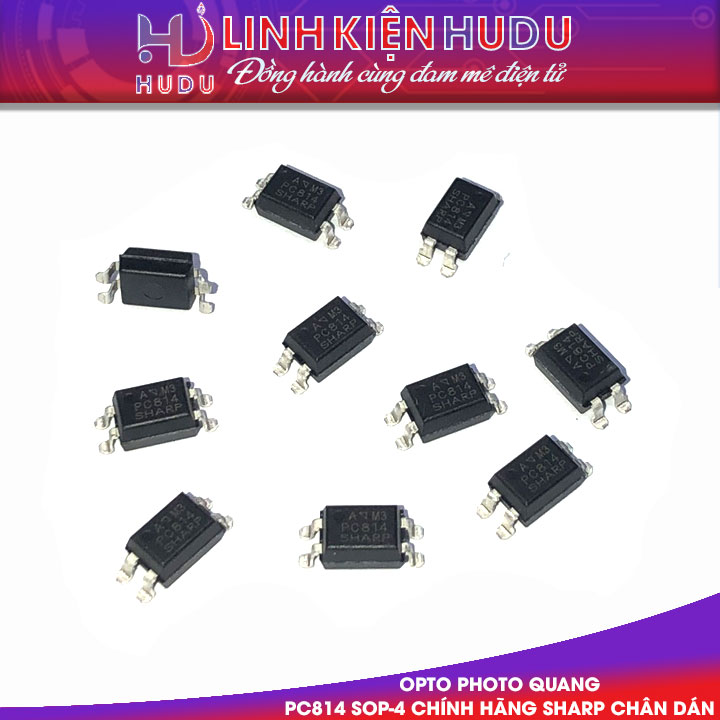 Opto PC814 chính hãng Sharp (chân dán)