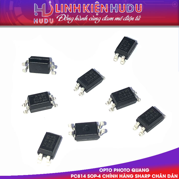 Opto PC814 chính hãng Sharp (chân dán)
