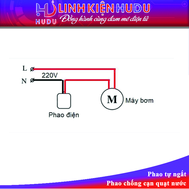 Phao tự ngắt - Phao chống cạn quạt nước