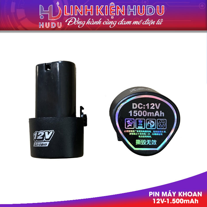 Pin máy khoan loại 1,5A 12V