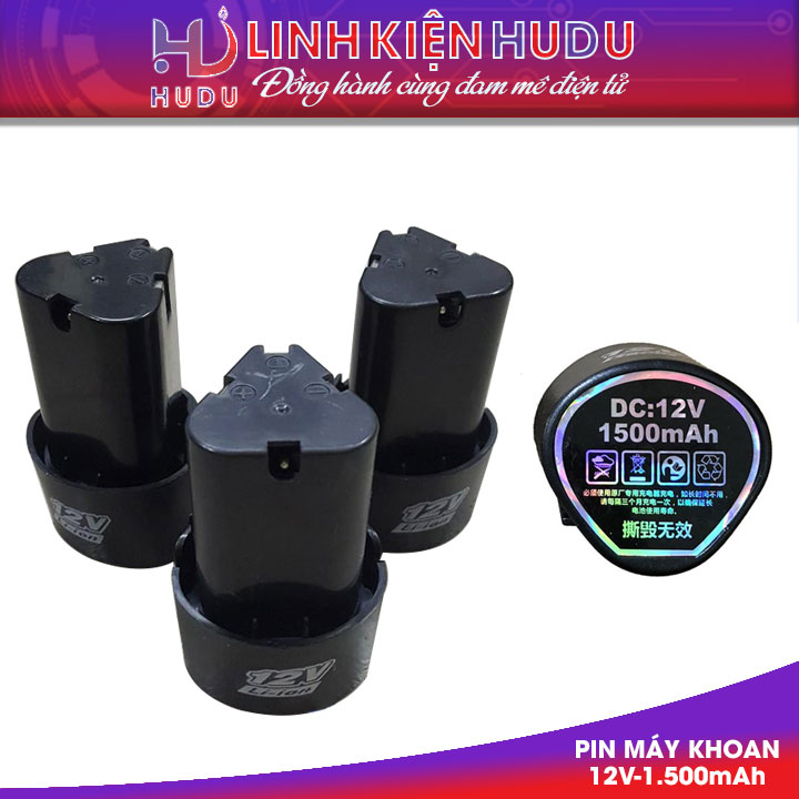 Pin máy khoan loại 1,5A 12V