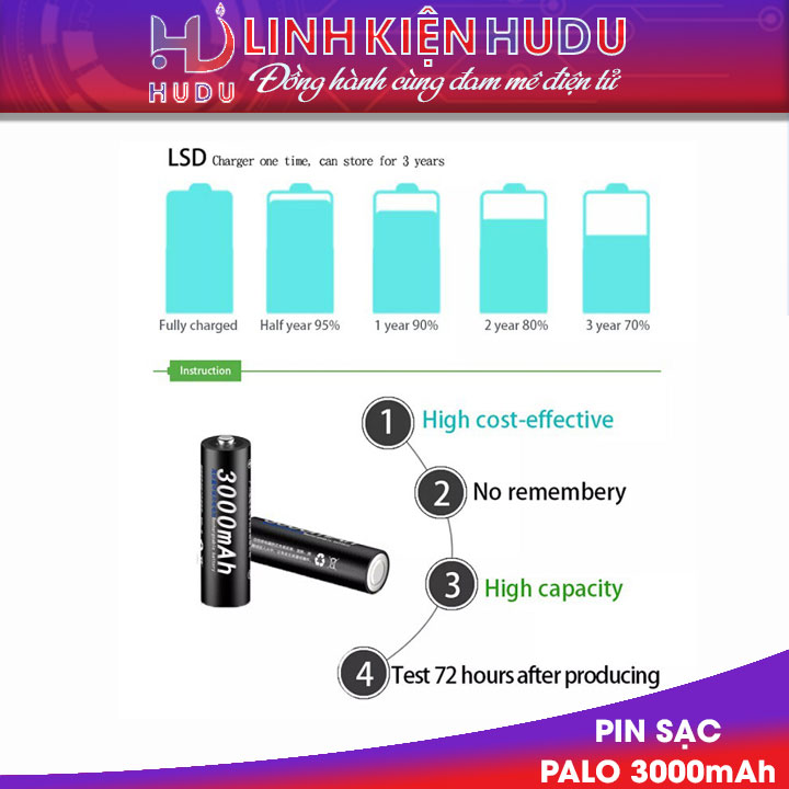 Pin Palo 3000mAh