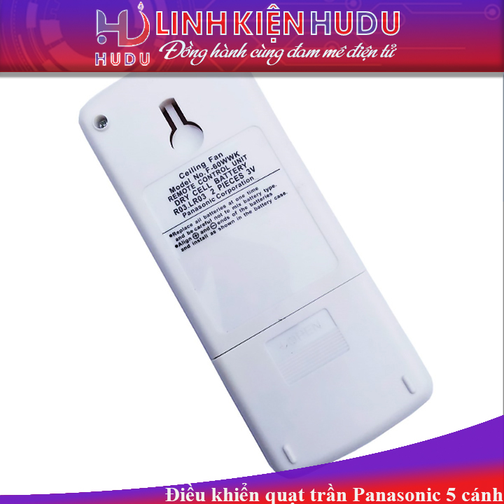 Điều khiển quạt trần Panasonic 5 cánh
