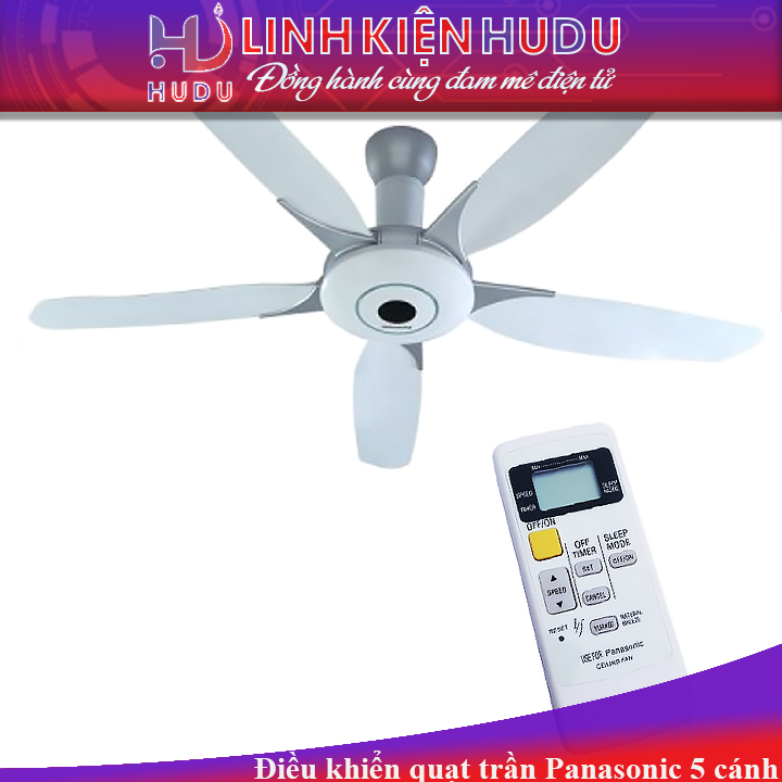 Điều khiển quạt trần Panasonic 5 cánh