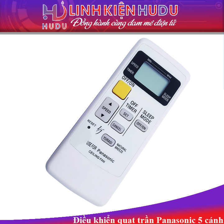 Điều khiển quạt trần Panasonic 5 cánh