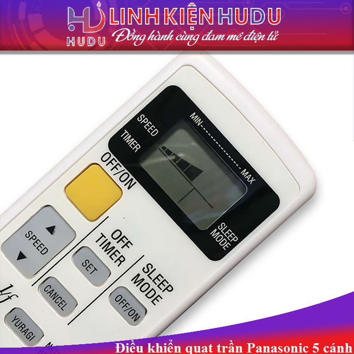 Điều khiển quạt trần Panasonic 5 cánh