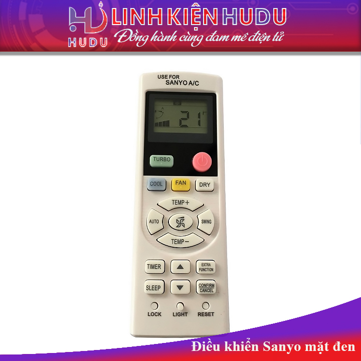 Điều khiển Sanyo mặt đen
