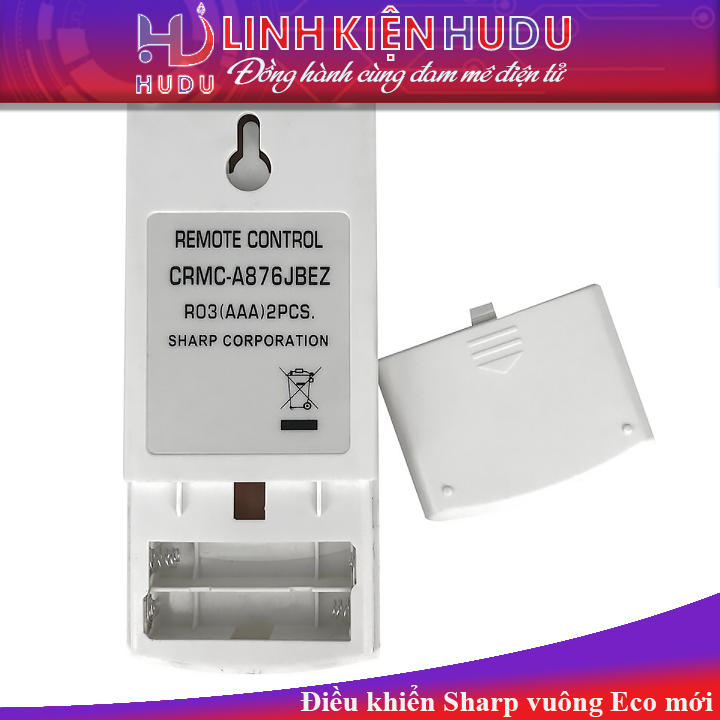 Điều khiển Sharp vuông Eco mới