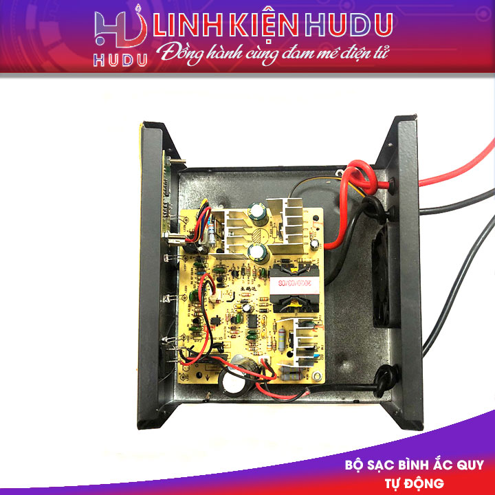 Sạc ắc quy tự động đen