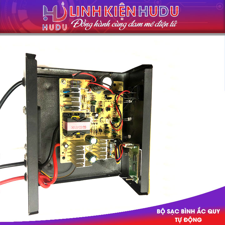 Sạc ắc quy tự động đen