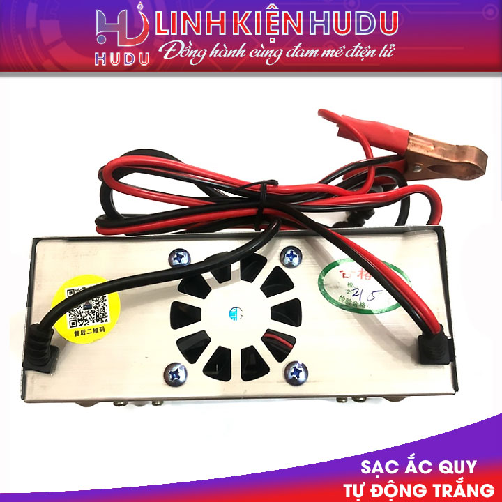 Sạc ắc quy tự động trắng