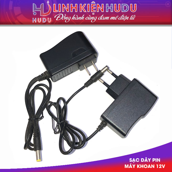 Sạc dây pin máy khoan 12V