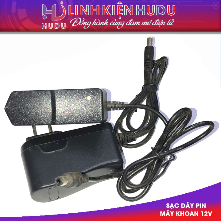 Sạc dây pin máy khoan 12V