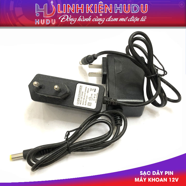 Sạc dây pin máy khoan 12V