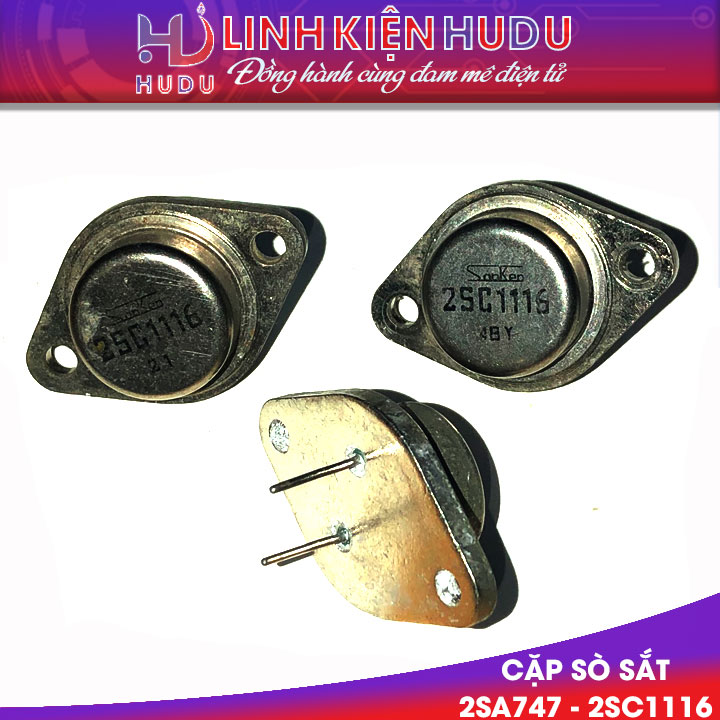 Sanken 2SA747-2SC1116 tháo máy
