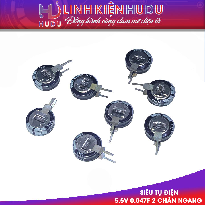 Tụ 0.047F 5.5V 2 chân ngang