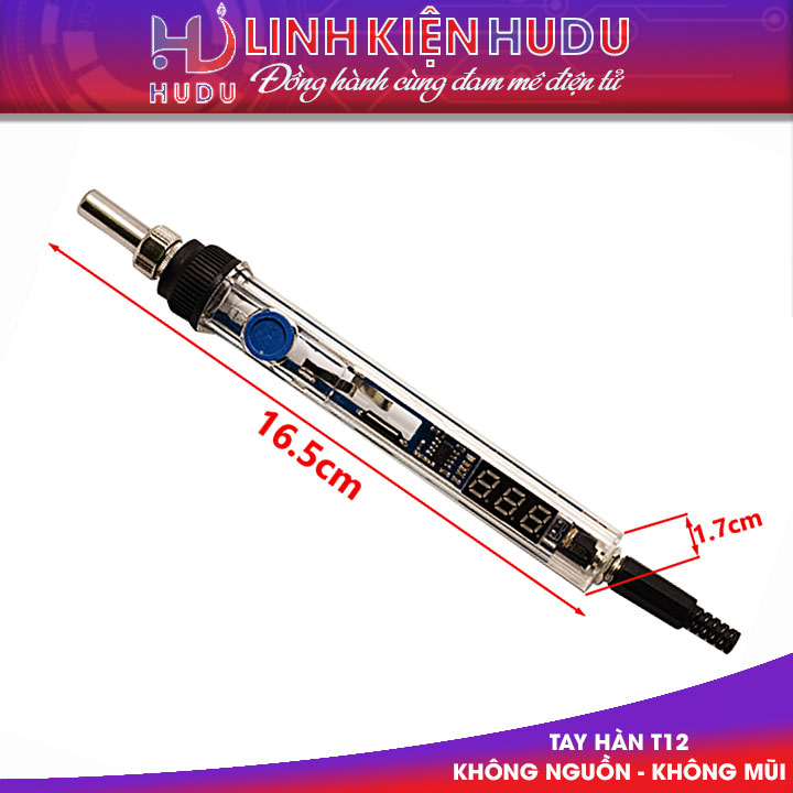 Tay hàn T12 không nguồn - không mũi