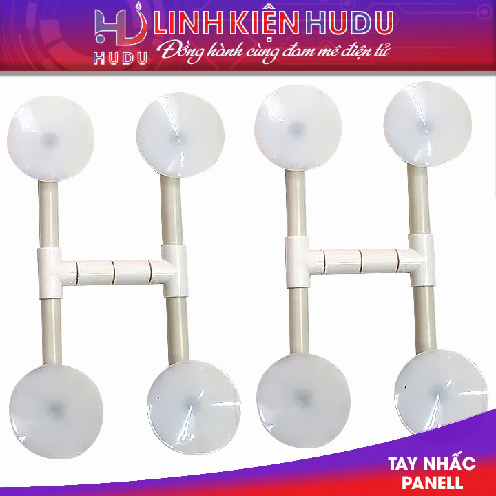 Tay nhấc Panell núm trắng 4 núm hít