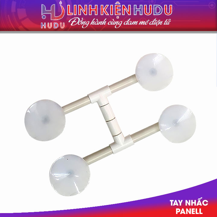 Tay nhấc Panell núm trắng 4 núm hít