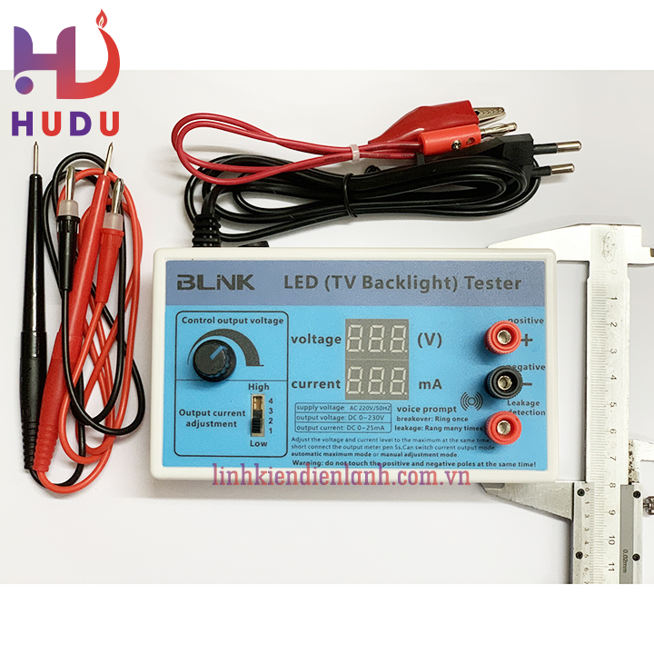 Test LED tự động xanh